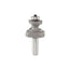 Mèche toupie 1-9/16'' de diamètre, pointe en carbure, foret de formage de bord, 2 cannelures, tige 1/2'', longueur 3-1/16''