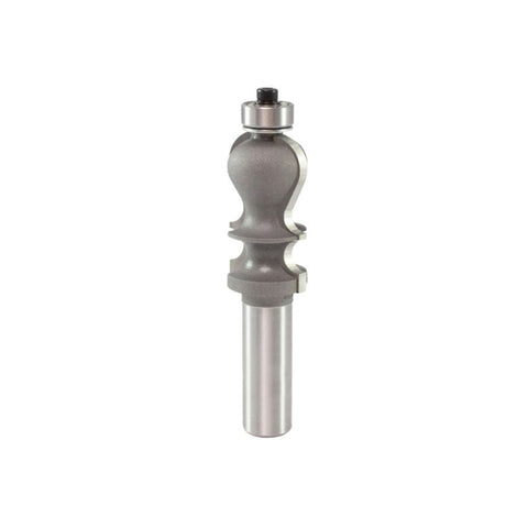 Mèche de toupie 7/8'' de diamètre, pointe en carbure, embout de moulage, 2 cannelures, tige 1/2'', longueur 3-3/8''