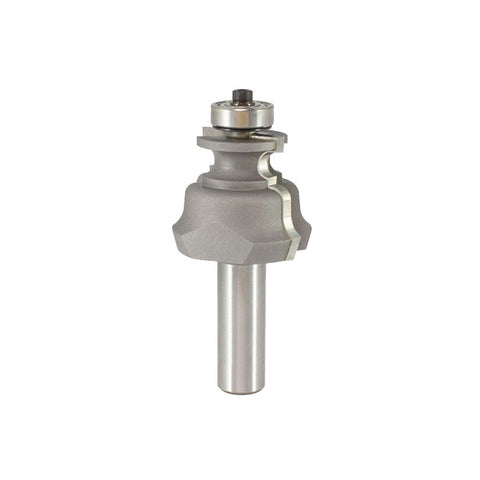Mèche toupie 1-1/2'' de diamètre, pointe en carbure, embout de moulage, 2 cannelures, tige de 1/2'', longueur de 3-1/8''
