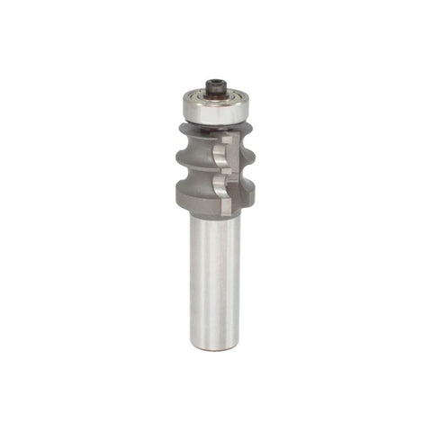 Mèche toupie 7/8'' de diamètre, pointe en carbure, embout double avec roulement à billes, 2 cannelures, tige de 1/2'', longueur de 2-5/8''