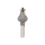 Mèche toupie 1-1/4'' de diamètre, pointe en carbure, embout de main courante avec roulement à billes, 2 cannelures, tige de 1/2'', longueur de 3-3/8''