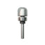 Mèche toupie 3/4'' de diamètre, embouts plongeants à anse avec roulement à billes central, 2 cannelures, tige 1/4'', longueur 2-5/16''
