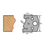 Couteau à profil de moulure couronnée, épaisseur 4 mm, longueur 40 mm
