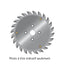Lame de scie pour montant de porte, 4 3/4'' de diamètre, pointe en carbure,  24 dents, ATB, WP