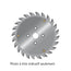 Lame de scie pour montant de porte, 4 3/4'' de diamètre, pointe en carbure,  24 dents, ATB, WP