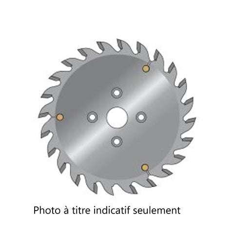 Lame de scie pour montant de porte, 4 3/4'' de diamètre, pointe en carbure,  24 dents, ATB, WP