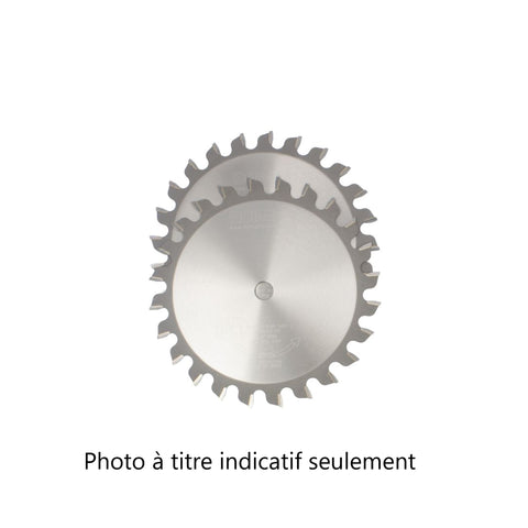 Jeu de lames dado à rainurer pour stratifié/mélamine 8'' x 24 dents ATB/FTG