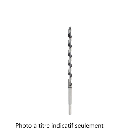Mèche électricien 3/4'' x 9'' x tige de 7/16''