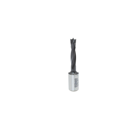 Foret à chevilles Brad Point, 5 mm de diamètre, pointe en carbure, corps à 2 cannelures, RH, tige de 10 mm, longueur de 57,5 mm