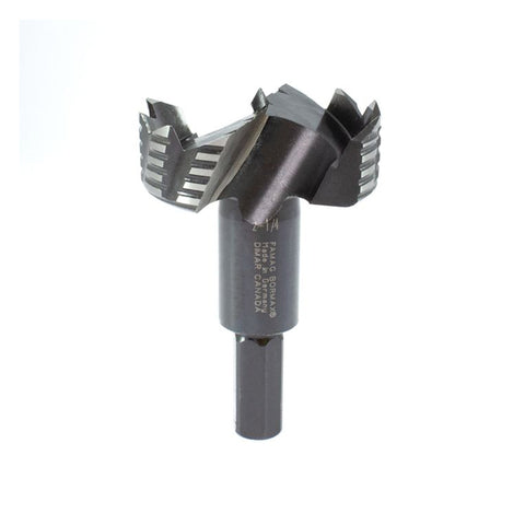 Mèche Bormax Forstner, 1'' de diamètre, tige de 10 mm, longueur de 3 1/2''