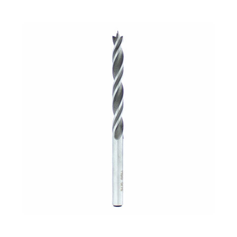 Foret à pointe brad, 1/8'' de diamètre, Acier au chrome vanadium, Tige de 1/8'', Longueur de 2 1/2''