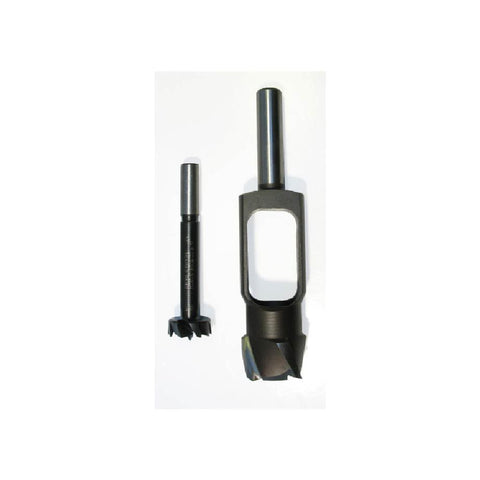 Ensemble mèche coupe-bouchon Bormax Forstner, 5/8'' de diamètre, coupe-tige de 13 mm, longueur de 5 1/2''