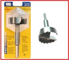 Mèche Forstner 3-1/2 X 7/16HEX X 6-1/4