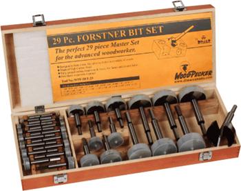 Ensemble de 29 mèches Forstner 1/4'' à 3''