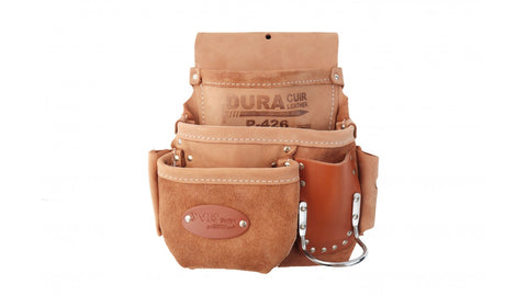 SAC À 3 POCHES EN CUIR AVEC PORTE-MARTEAU - GAUCHE