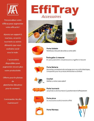 ACCESSOIRE POUR PLATEAU ET6 / EC1