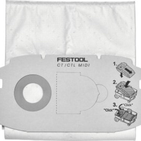 SAC FILTRE TOILE PQT/5 (574787) CTMIDI