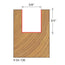 MÈCHE DE TOUPIE 5/8'' X 3/4'' X 1/4''SH