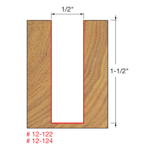 MÈCHE DE TOUPIE 1/2'' X 1-1/2'' X 1/2''SH