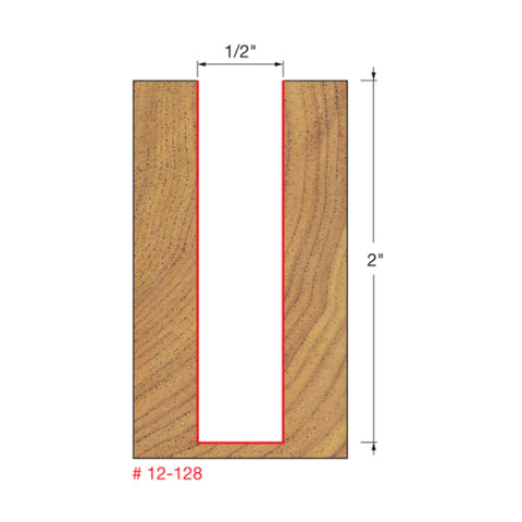 MÈCHE DE TOUPIE 1/2'' X 2'' X 1/2''SH