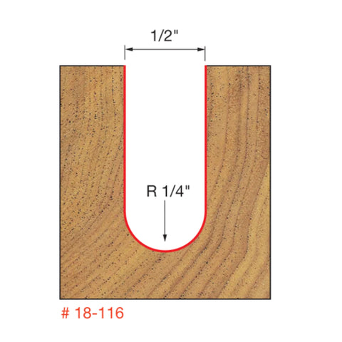 MECHE DE TOUPIE 1/2'' X 1/2''SH X 1/4''R