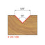MECHE DE TOUPIE 5/8'' X 1/2''SH X 90 DEG