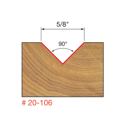 MECHE DE TOUPIE 5/8'' X 1/2''SH X 90 DEG