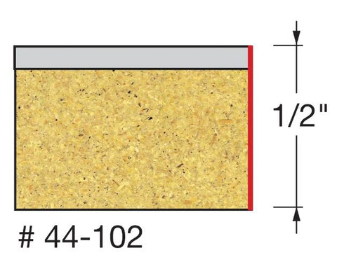 MECHE DE TOUPIE 1/2'' X 1/4''SH X 1/2'' 2 FLUTES