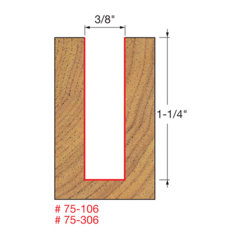 MECHE TOUPIE SPIRALE (UP) 3/8'' X 1/2''SH X 1-1/4''