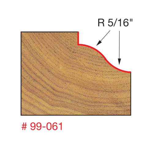 MÈCHE DE TOUPIE 1-1/2'' X 1/2''SH X 5/16''R