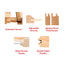 ENSEMBLE DE MÈCHES DE TOUPIE POUR PORTES (2PCS)
