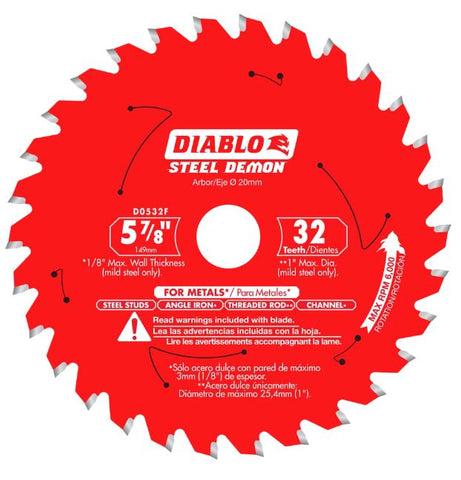 LAME 5-7/8'' X 32DENTS (METAL)