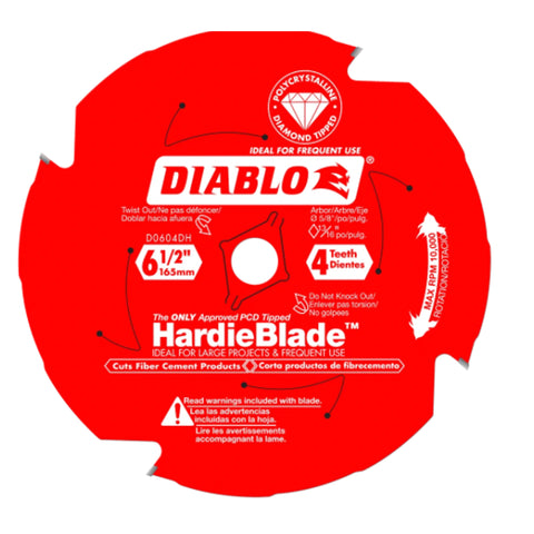 LAME 6-1/2 X 4 DENTS POUR FIBRO CIMENT