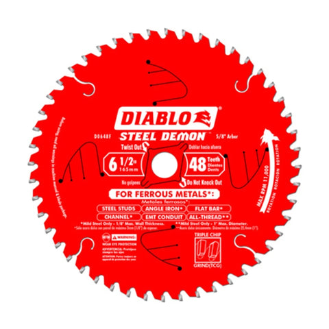 LAME 6-1/2'' X 48DENTS POUR ACIER ET ACIER INOXIDABLE