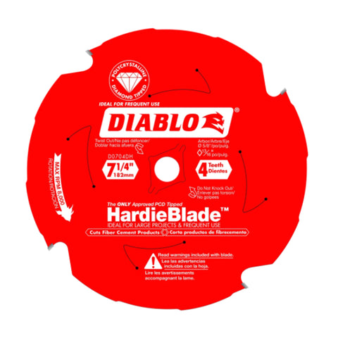 LAME 7-1/4 X 4 DENTS  POUR FIBRO CIMENT