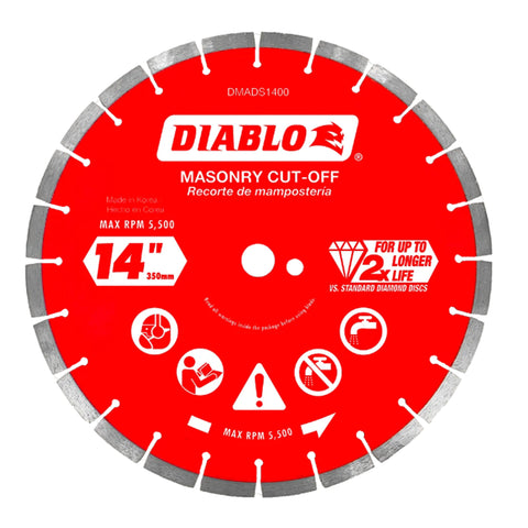 LAME AU DIAMANT 14'' X 1''-20mm