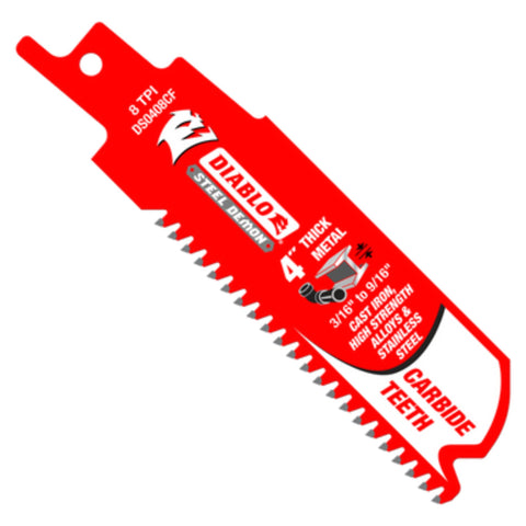 LAME PASSE-PARTOUT 4''X8TPI CAR.METAL