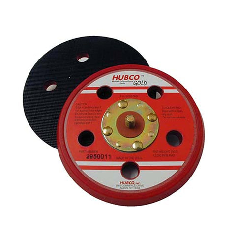 TAMPON VELCRO 5'' X 5/16-24 5TROUS MINCE