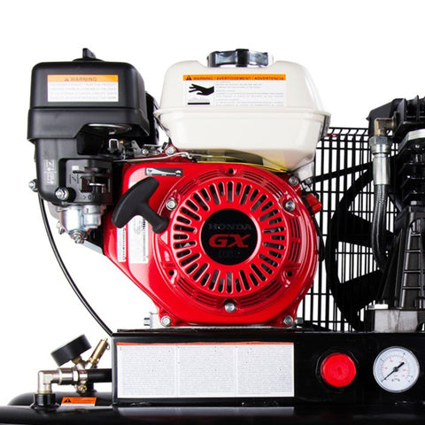 COMPRESSEUR D'AIR SUR ROUES À ESSENCE DE 8 GALLONS