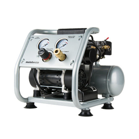 COMPRESSEUR D'AIR SILENCIEUX PORTABLE SANS HUILE DE 1 GALLON