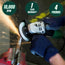 Kit de meuleuse d'angle à interrupteur coulissant de 4-1/2 pouces et 6,2 A avec 5 meules abrasives