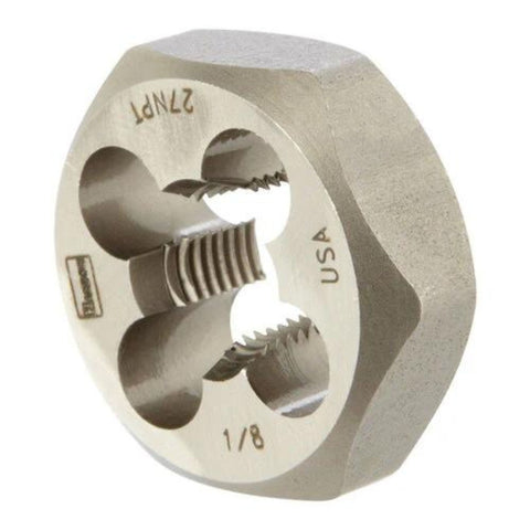 FILIERE HEXAGONALE 1/8''-27 NPT