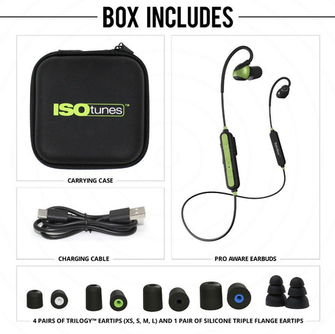 ÉCOUTEURS BLUETOOTH PRO AWARE 2.0 AVEC RÉDUCTION DE BRUIT