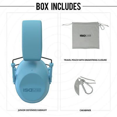 PROTECTEUR AUDITIFS 20DB POUR ENFANT - BLEU