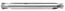MÈCHE DOUBLE 1/4'' HSS 135 DEGRÉS