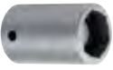 DOUILLE 3/8'' X 1/4'' HEXAGONALE MAGNÉTIQUE