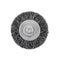 1-1/2 X 1/4 PO BROSSE MÉTALLIQUE RADIALE ONDULÉE MONTÉE SUR AXE