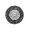 1-1/2 X 1/4 PO BROSSE MÉTALLIQUE RADIALE ONDULÉE MONTÉE SUR AXE