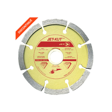 4 X .250 X 7/8 (5/8) JET-KUT LAMES DIAMANTÉES POUR KOINTS DE BRIQUE