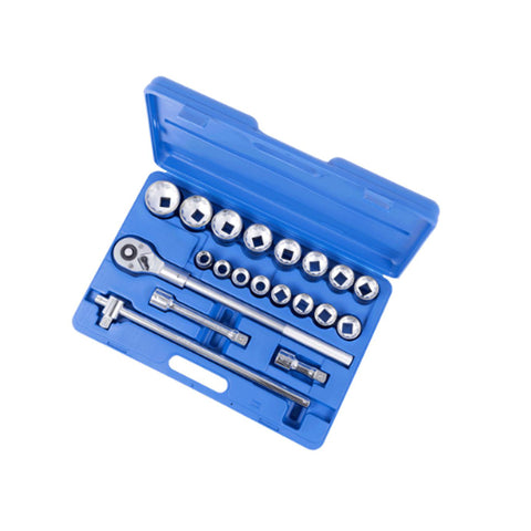 JEU DE DOUILLES SAE DE 21 PCS À PRISE DE 3/4 PO - 12 PANS